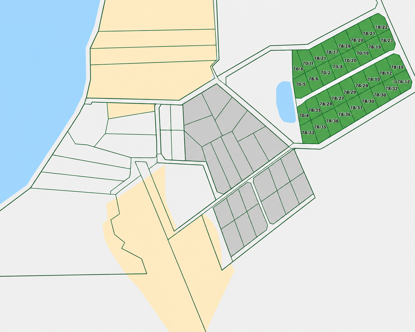 Mapa działek budowlanych Blanki III